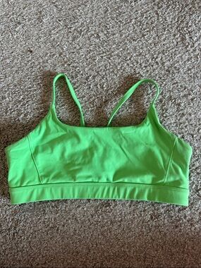 Muscle Republic Lime Green Sports Bra